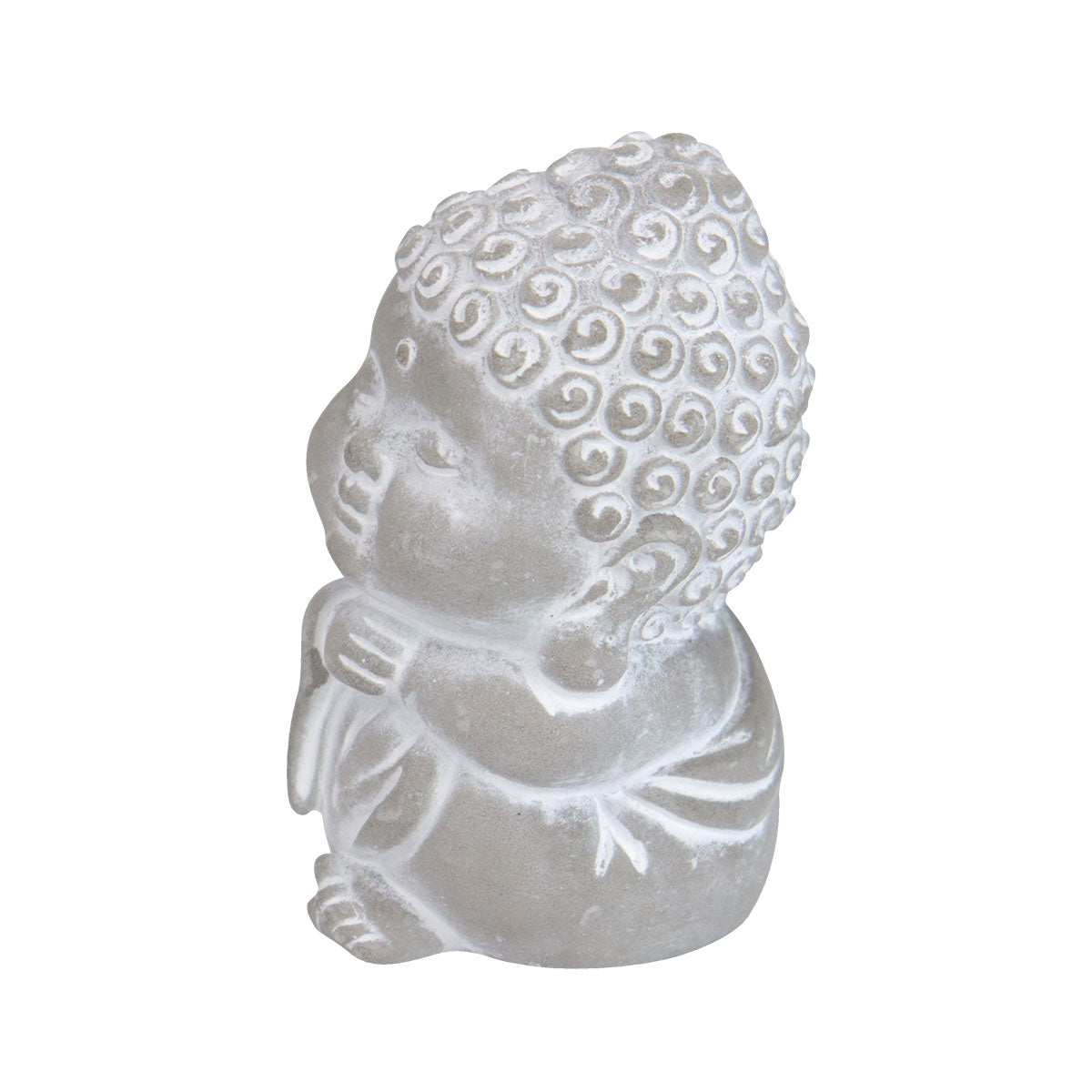 Figura de Buda Abrazo Color Gris