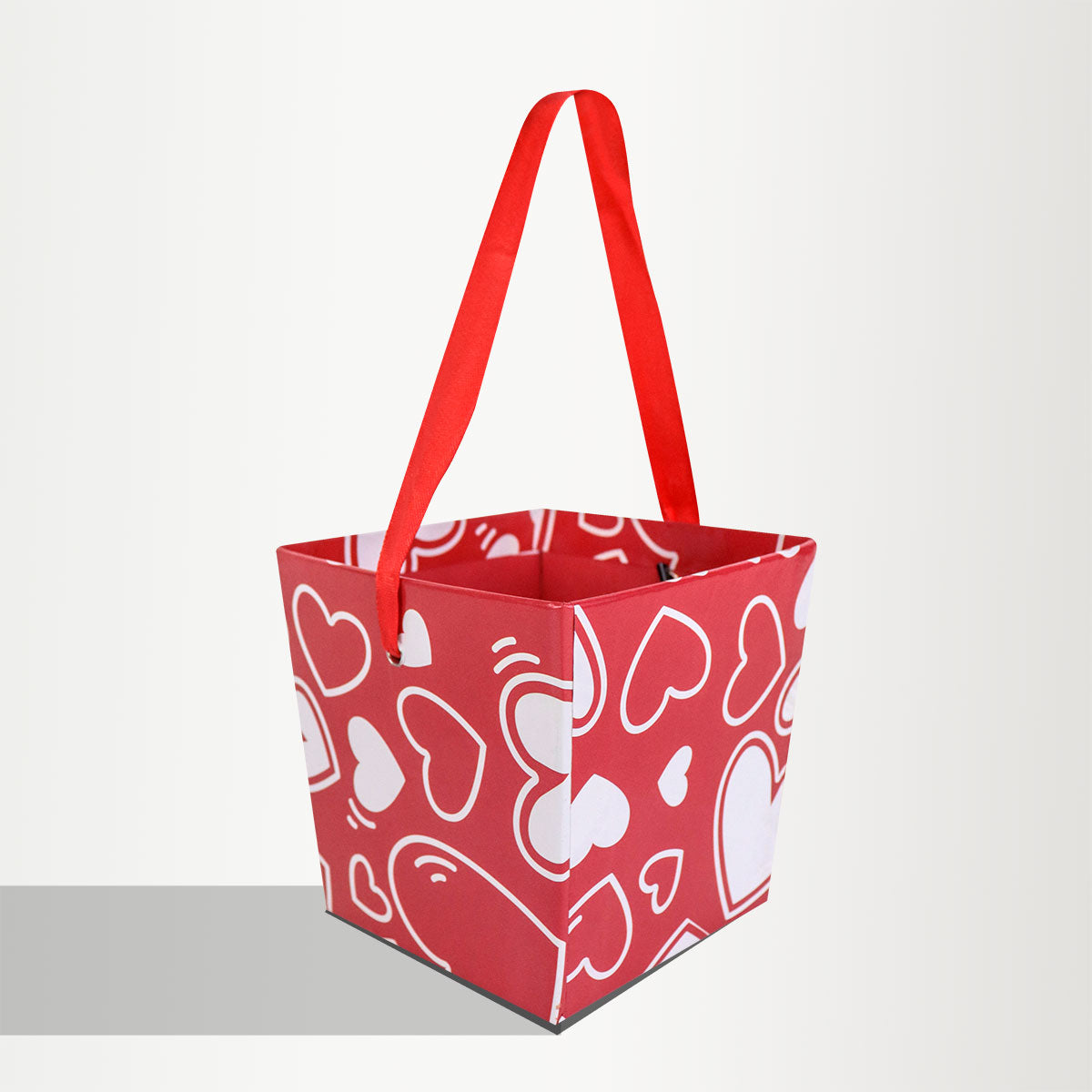 Compre Caja De Regalo De Corazón Rojo Caja De Corazón Con Logotipo