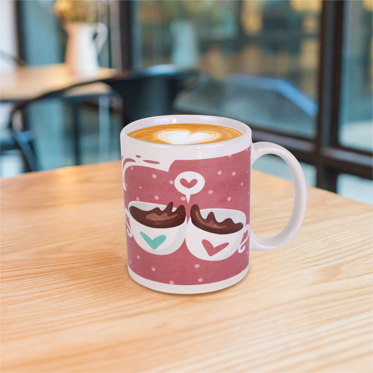 Taza de Cerámica con Frase Romántica