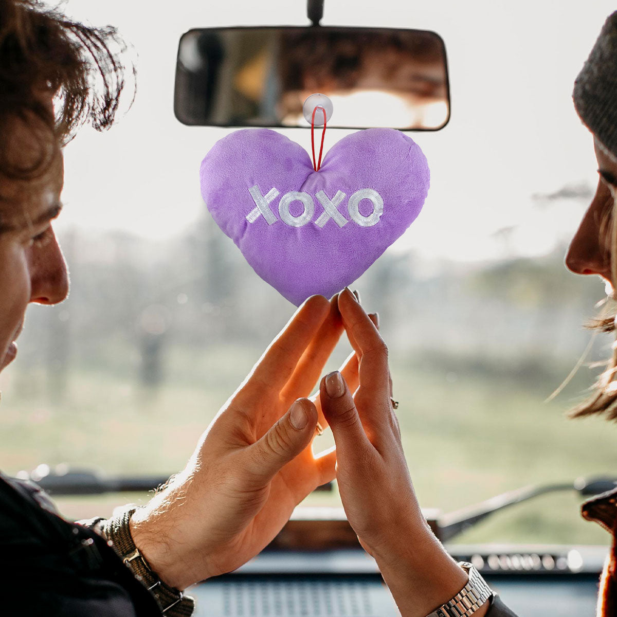 Cojín de Corazón Happy Color Xoxo