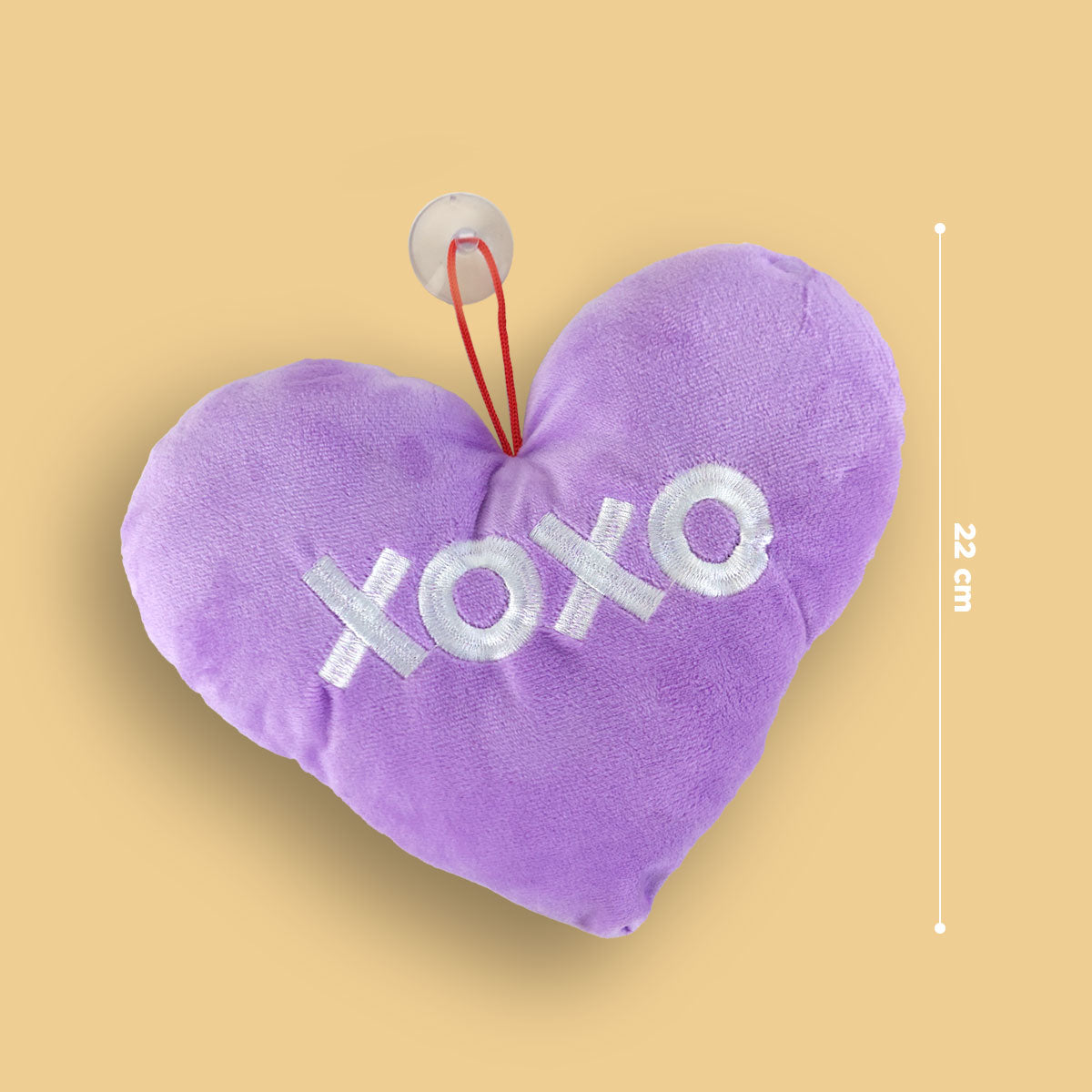 Cojín de Corazón Happy Color Xoxo