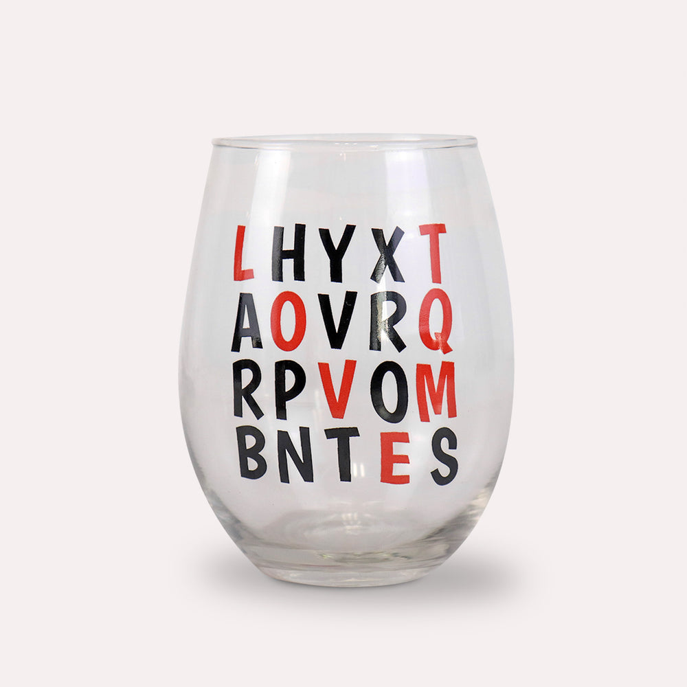 Copa de Vino Love sin Tallo