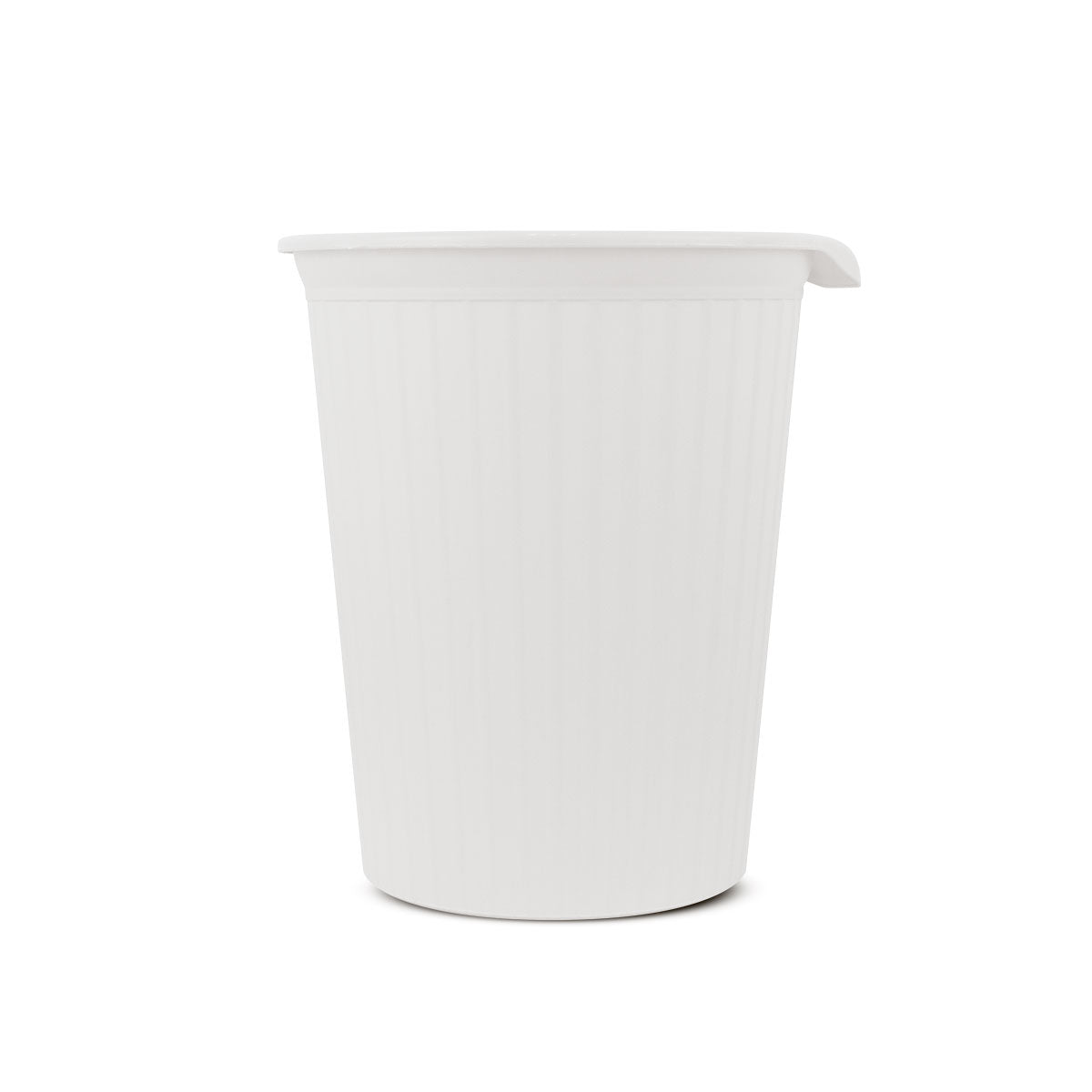Basurero de plástico color Blanco