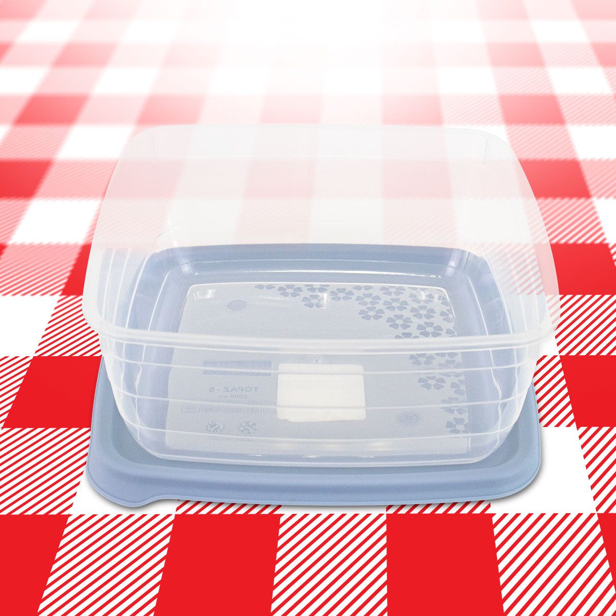 Recipiente de Plástico Azul, 1 Pieza – Waldo's