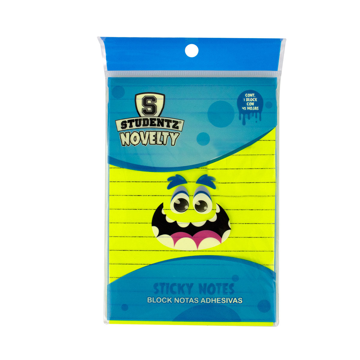 1 Bloc de Notas Rayas color Verde 45h