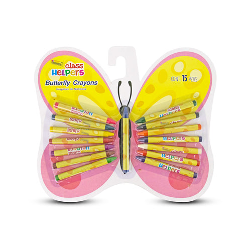 Crayones de Mariposa Helpers 15 pza.