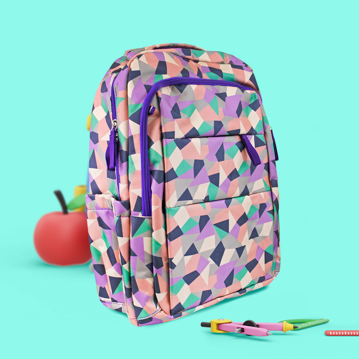 Mochila de Figuras color Rosa/Morado
