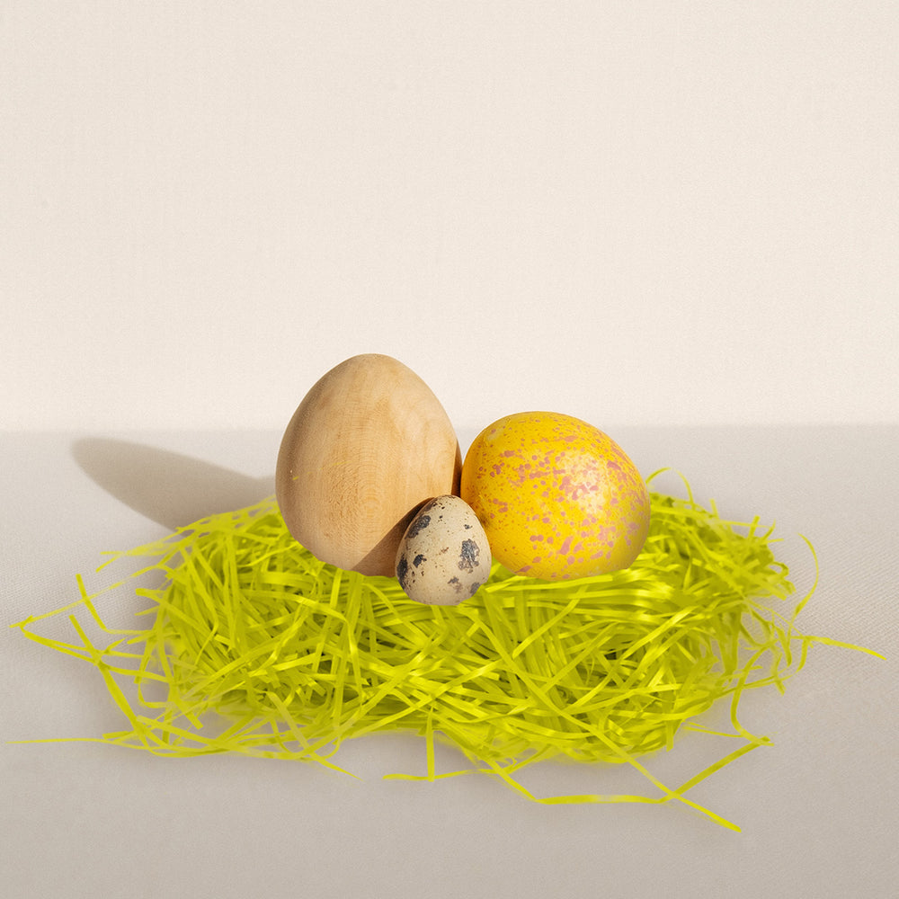 Pasto de Papel decorativo de amarillo 43g, Pascua