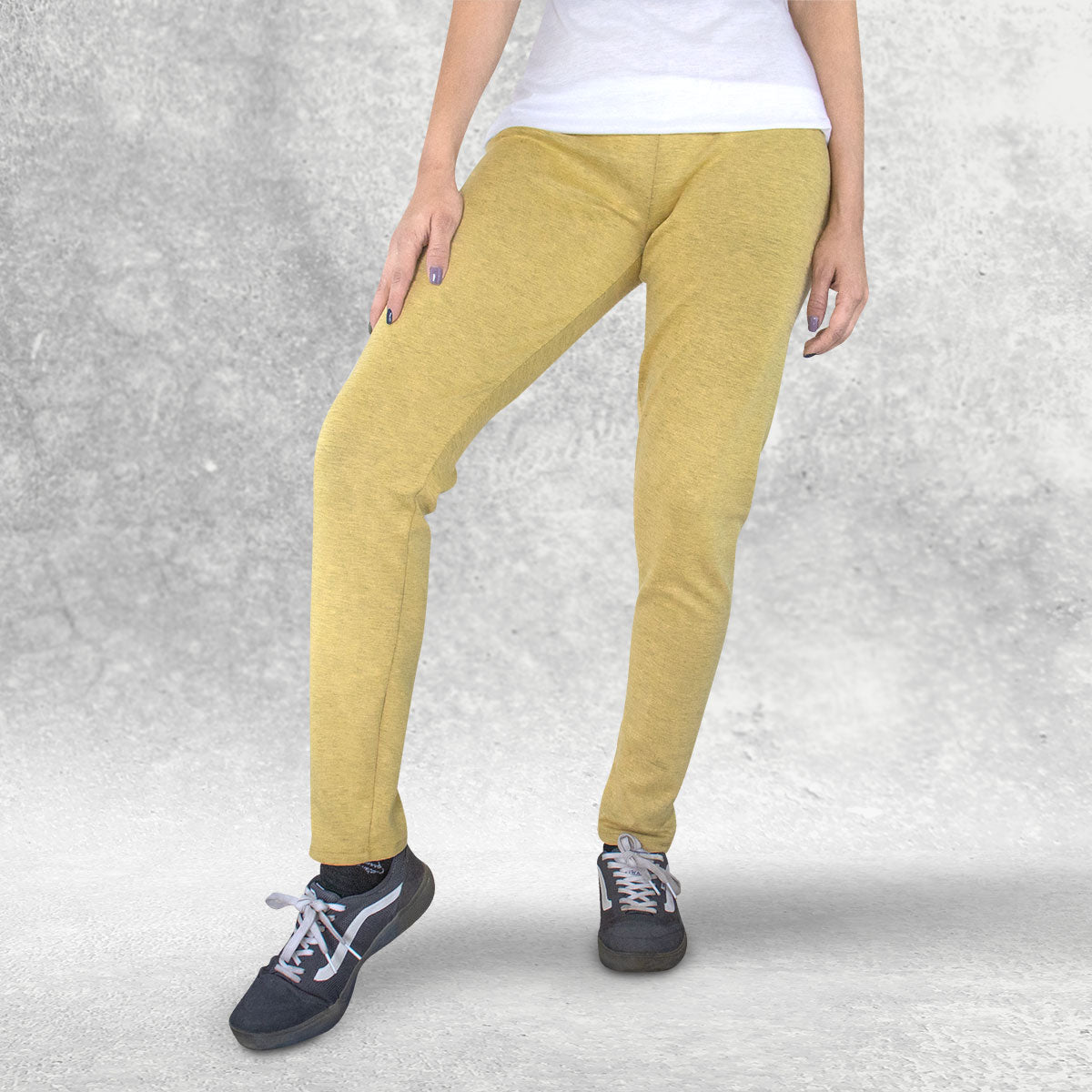Mallón para Dama Liso color Amarillo
