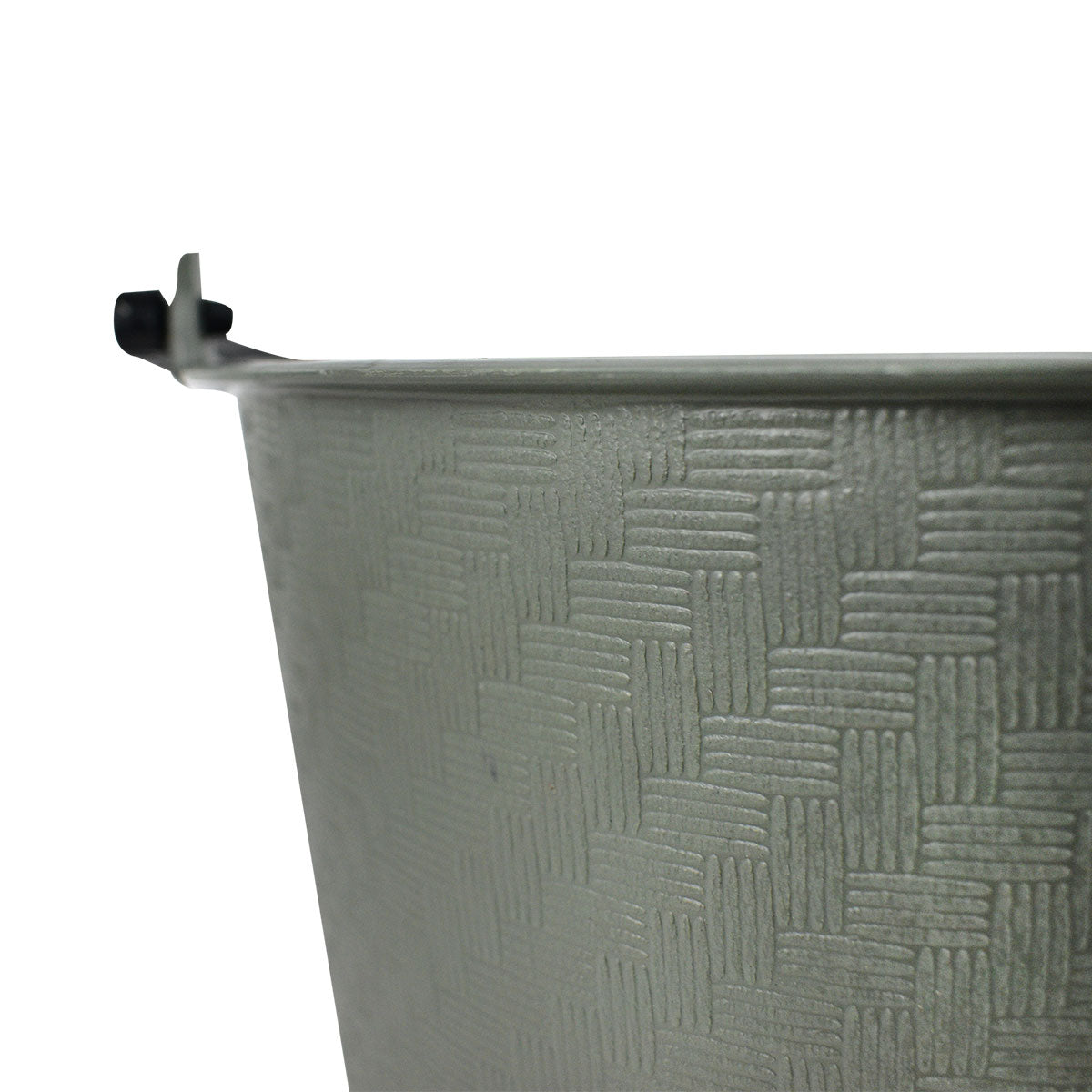 Cubeta Cilíndrica en Color Gris