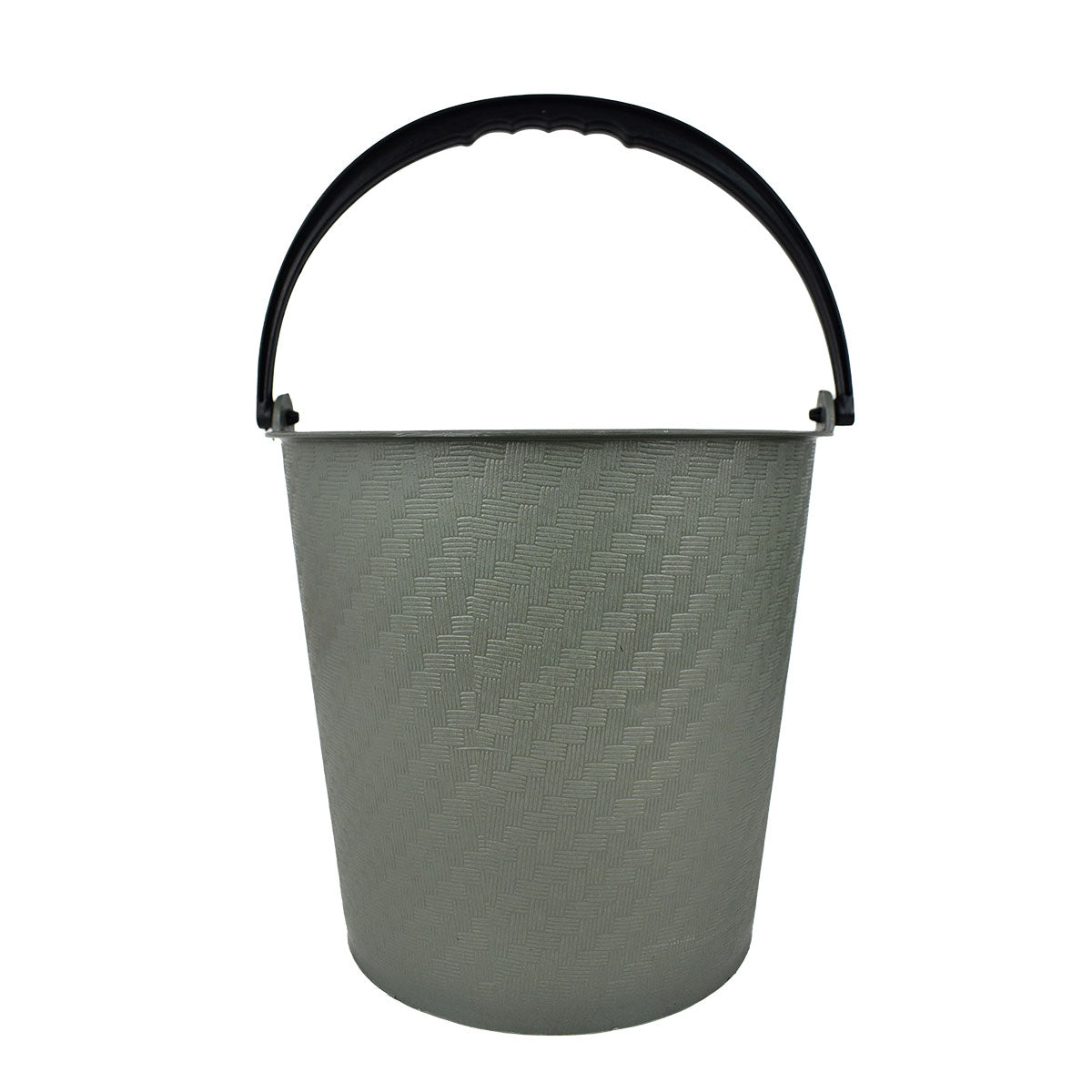 Cubeta Cilíndrica en Color Gris