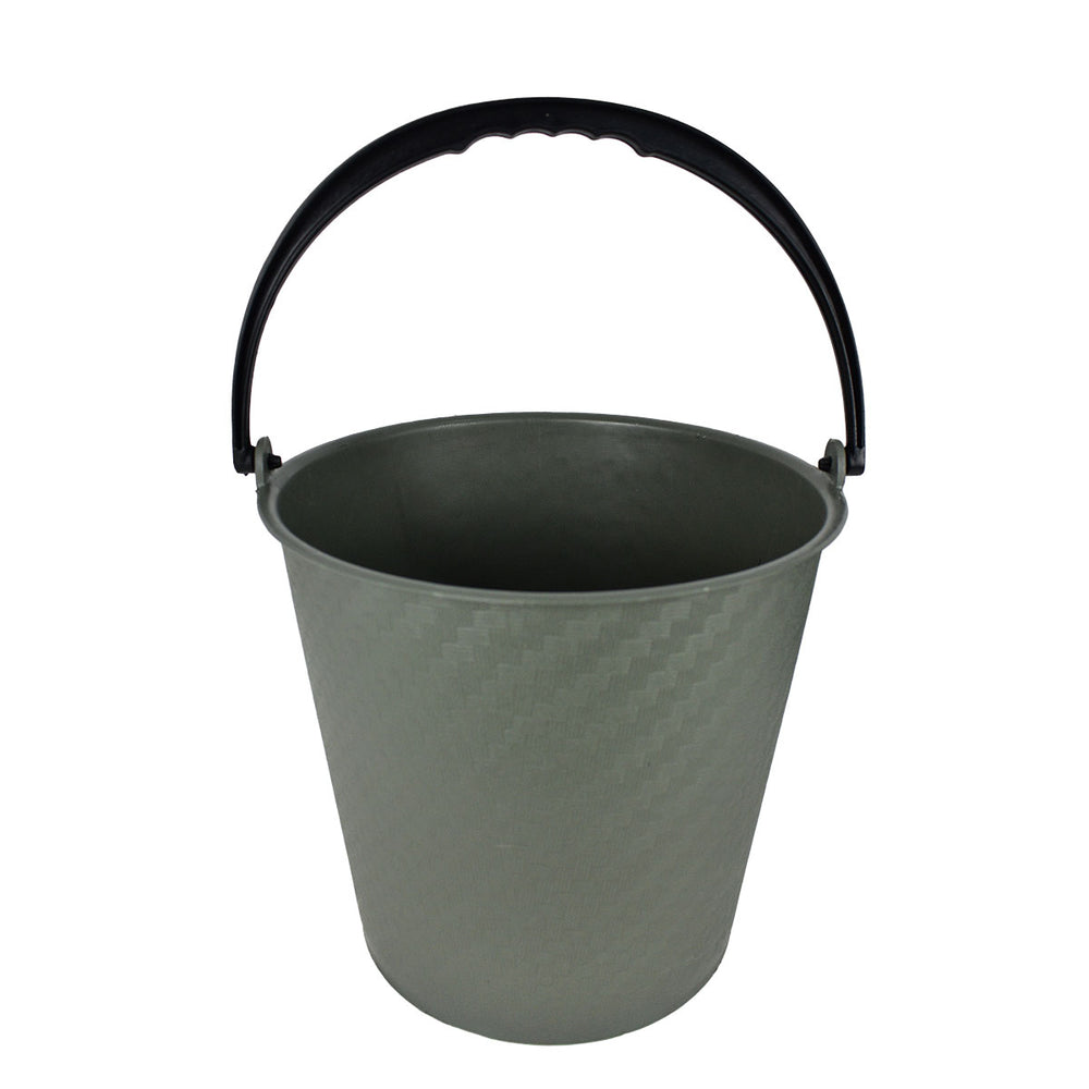 Cubeta Cilíndrica en Color Gris