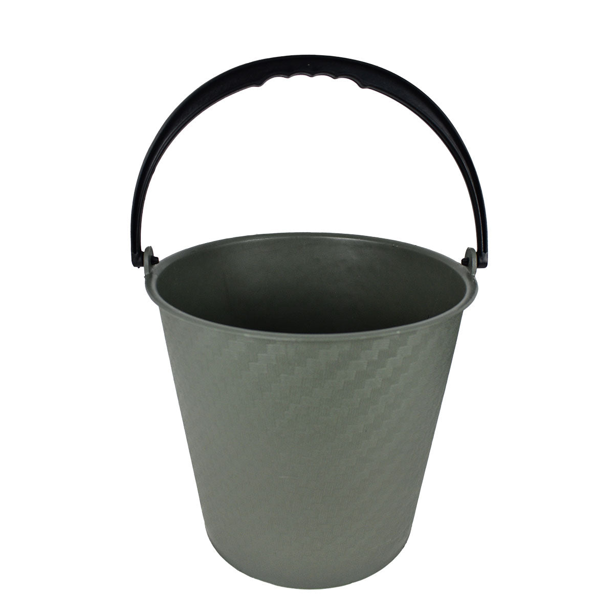 Cubeta Cilíndrica en Color Gris
