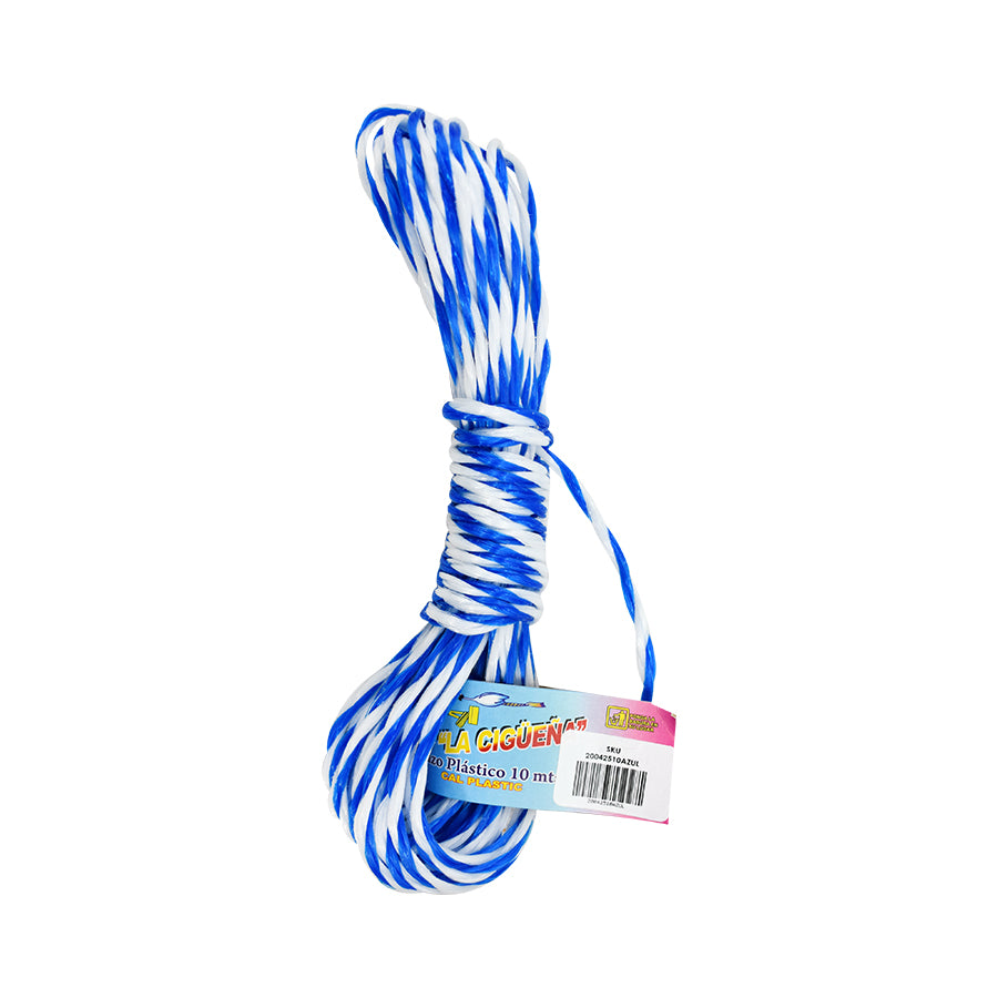 Tendedero de Plástico 10 metros color Azul