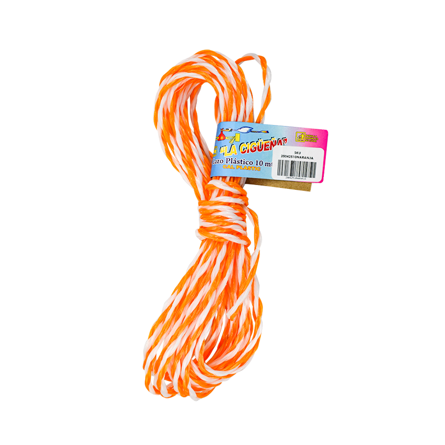 Tendedero de Plástico 10 metros color Naranja