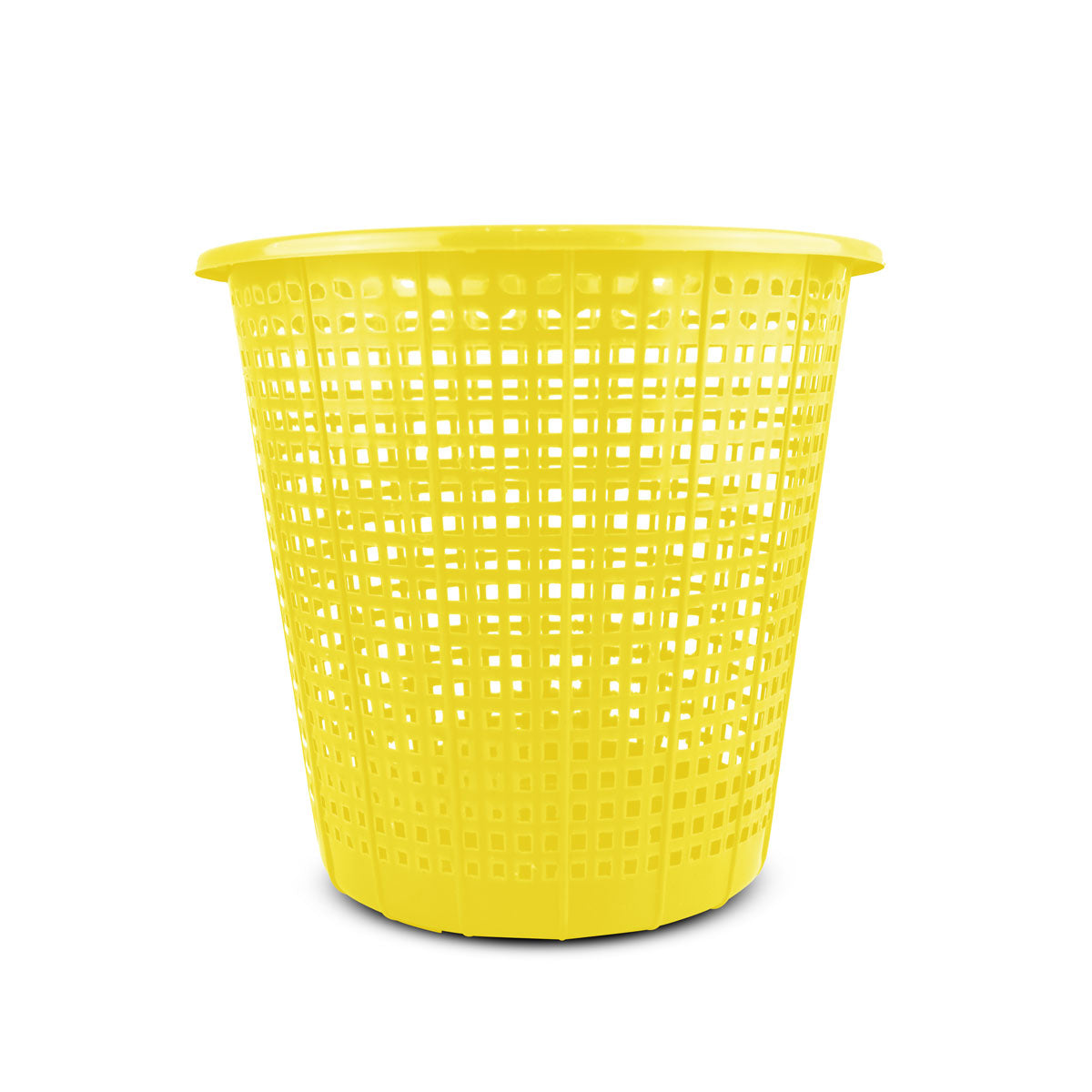 Set de 2 Cestos Calados color Mostaza