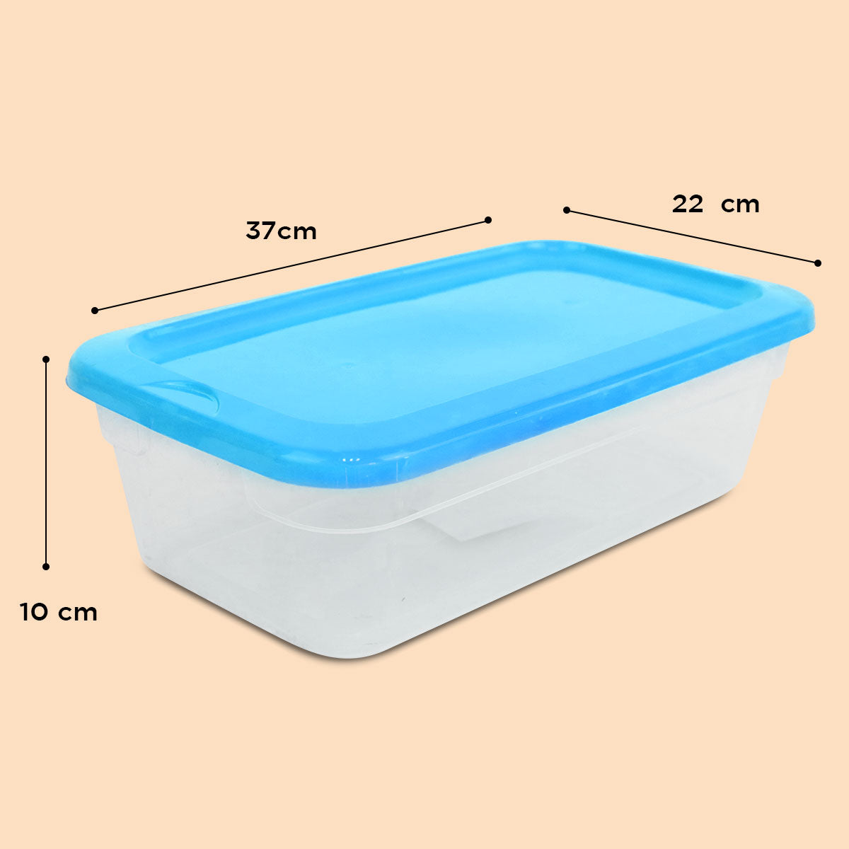 Contenedor Multiusos Tapa Azul