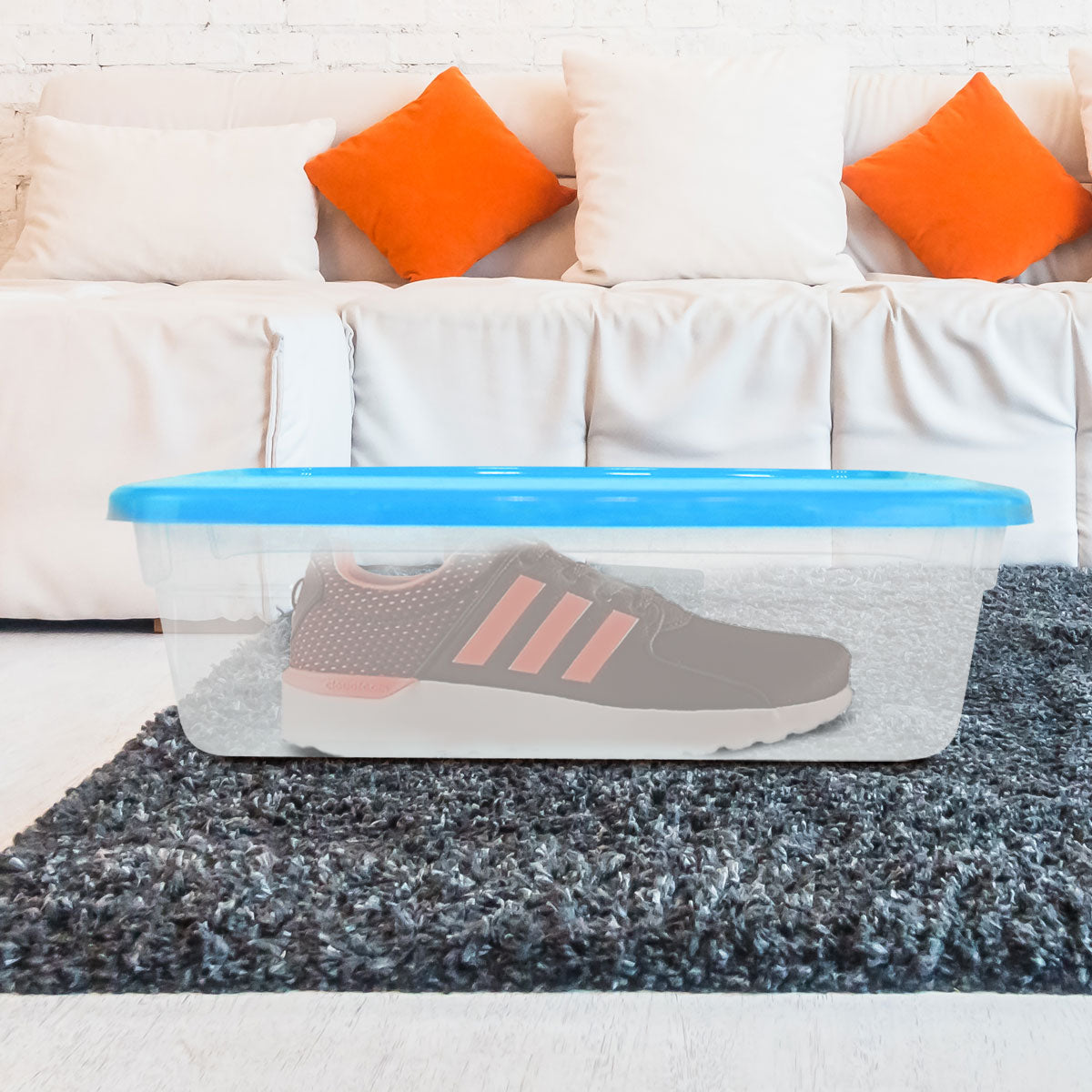 Contenedor Multiusos Tapa Azul