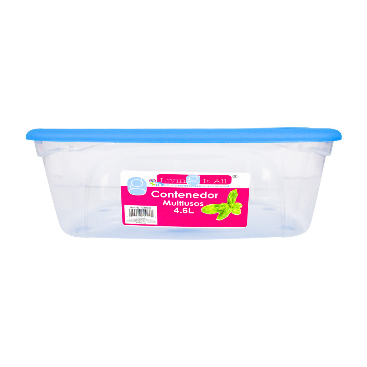 Contenedor Multiusos Tapa Azul