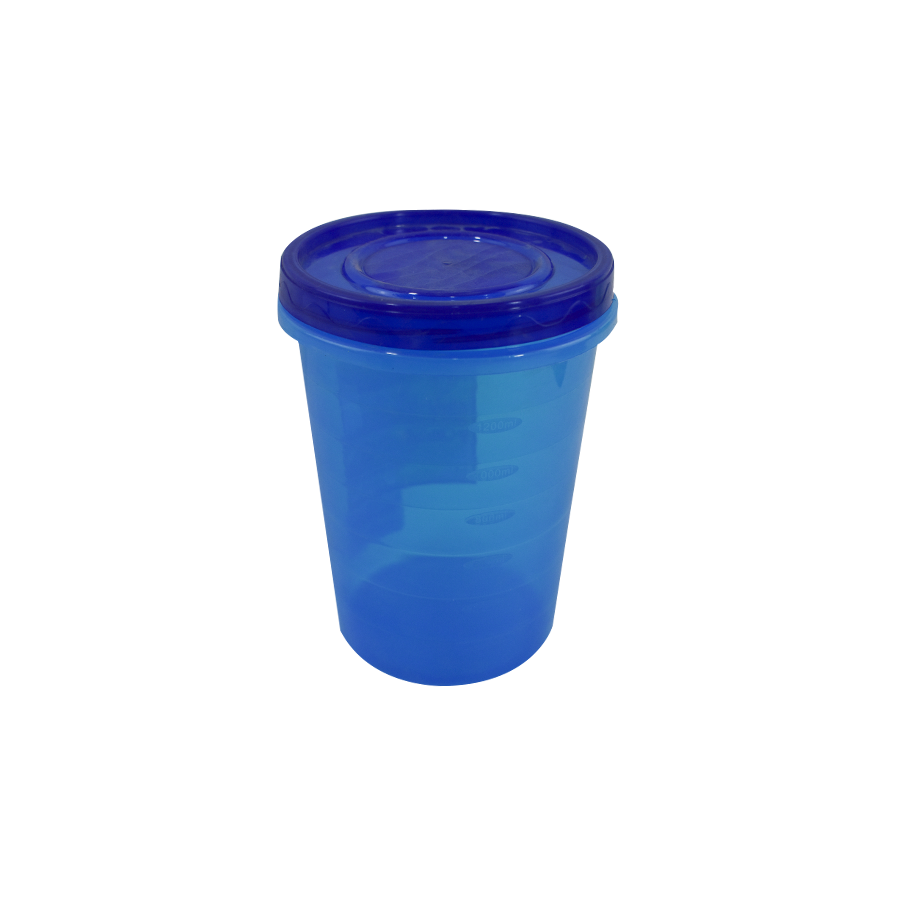 Recipiente de Plástico Azul, 1 Pieza – Waldo's