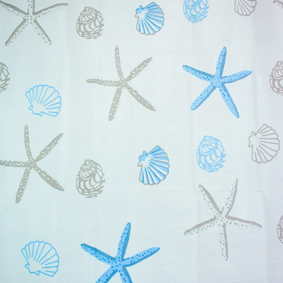 Cortina de Baño Conchas de Mar 180x160cm