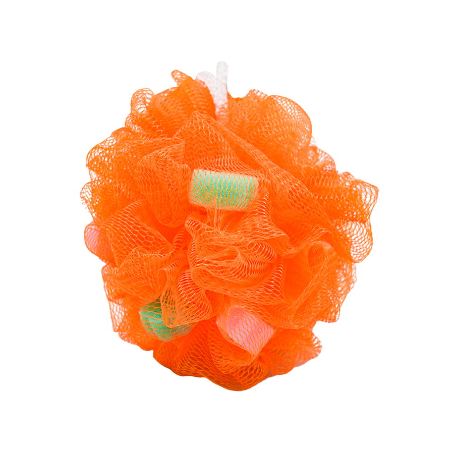 Borla para Baño 40g color Naranja