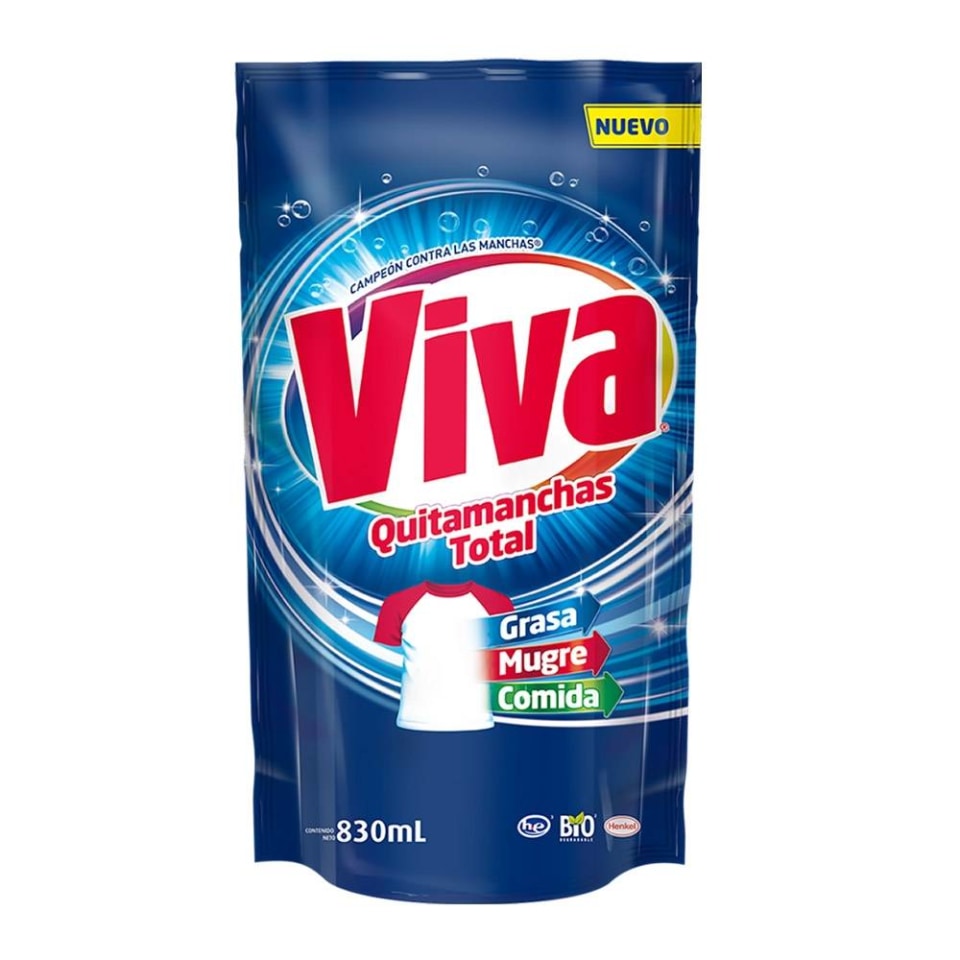Quita Manchas Total de Viva 830ml