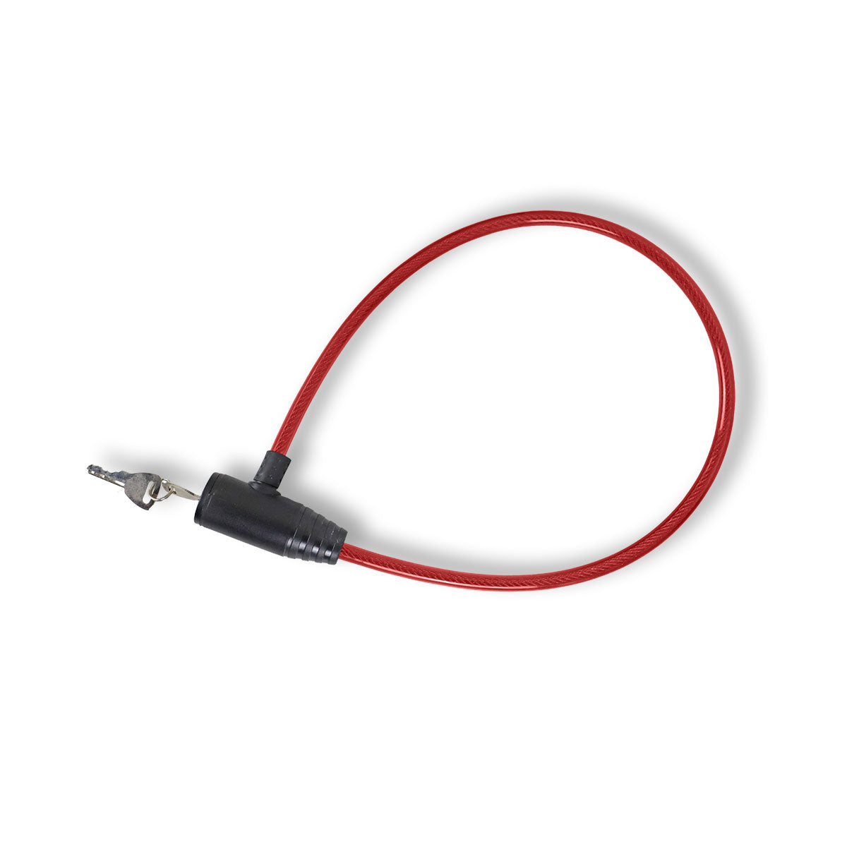 Candado para Bicicleta 65cm color Rojo