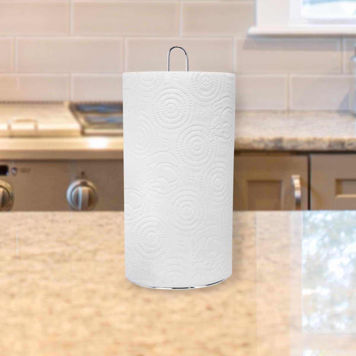 Porta Rollo de Metal para Cocina