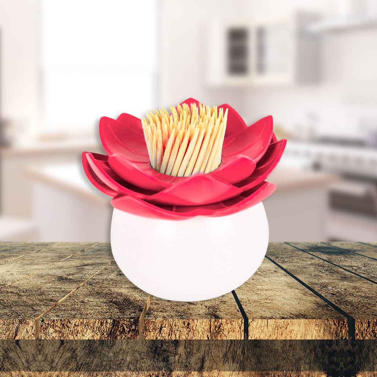 Porta Palillos Figura de Flor