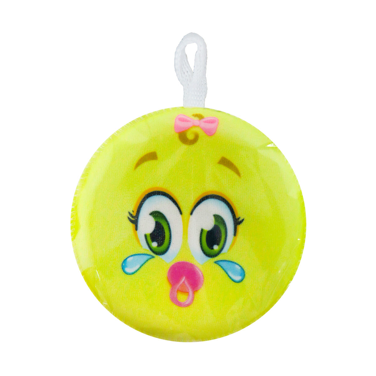 Esponja de Emoji para Bebé ,color Amarillo