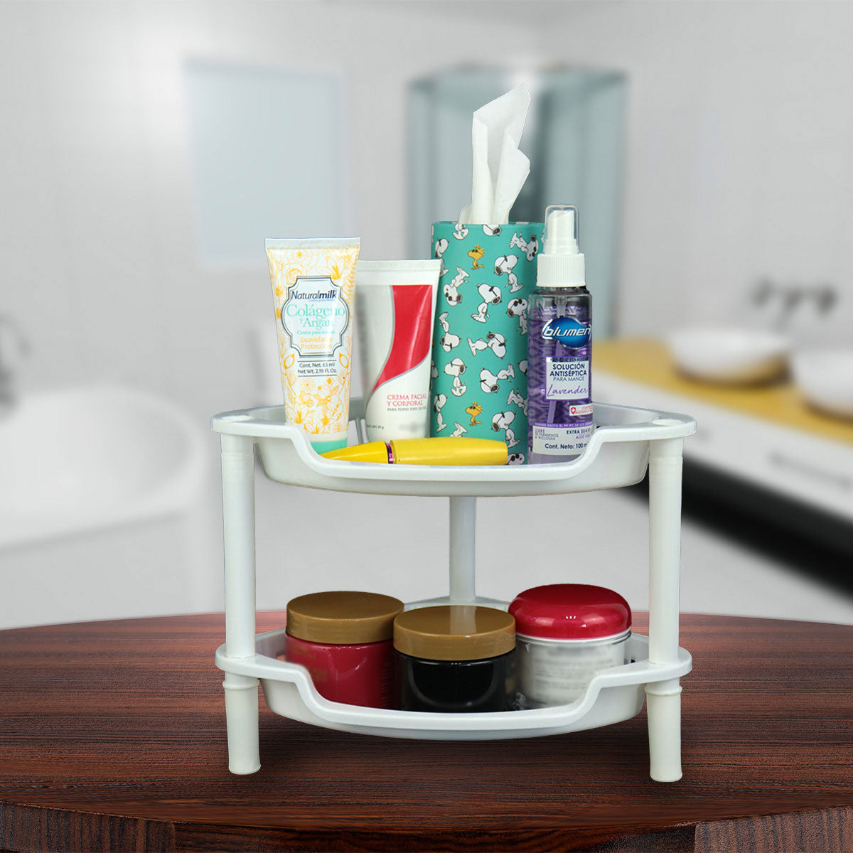 Organizador triangular Inkanto con 2 Repisas