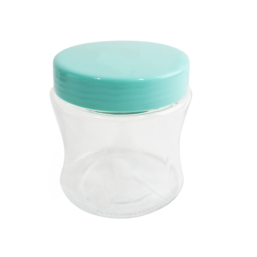 Frasco de Cristal Inkanto 550ml con tapa color Verde