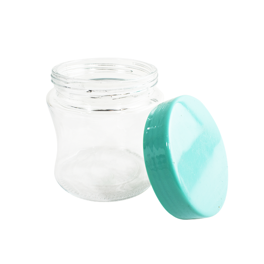 Frasco de Cristal Inkanto 550ml con tapa color Verde