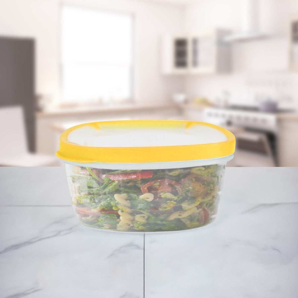 Contenedor Cuadrado Transparente 1.9Lt