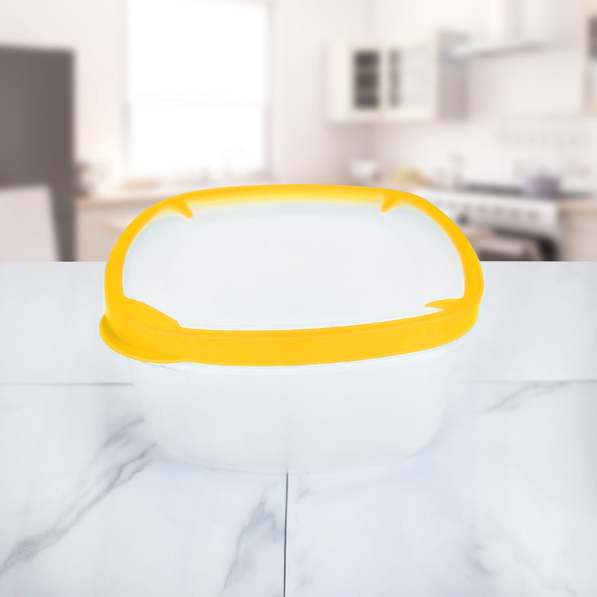 Contenedor Cuadrado Transparente 1.9Lt