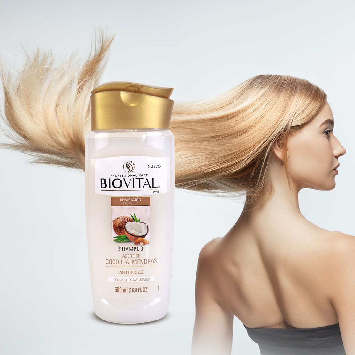 Shampoo BioVital Aceite de Coco y Almendras 500ml