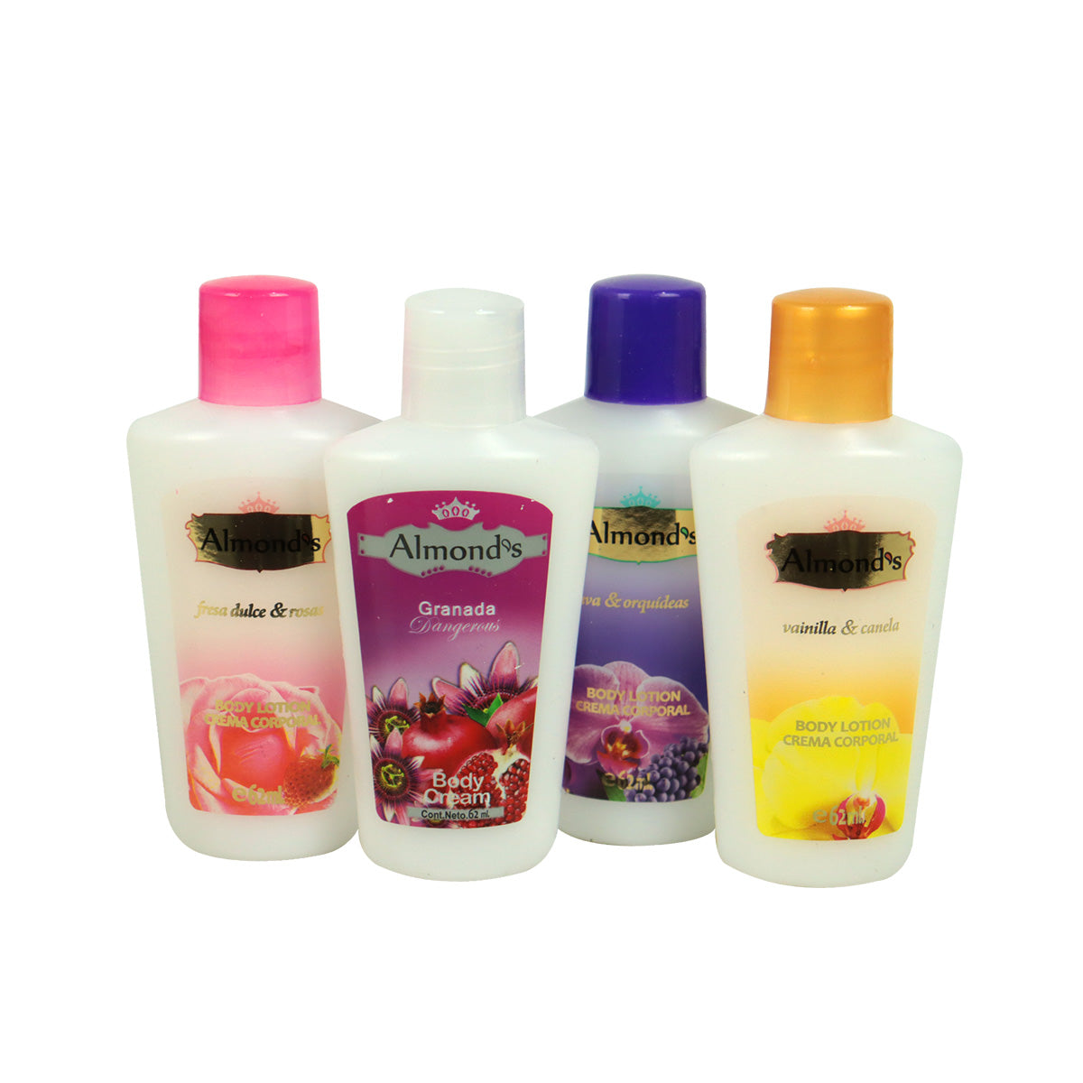 Mega Paquete con 4 Cremas Corporales Almonds