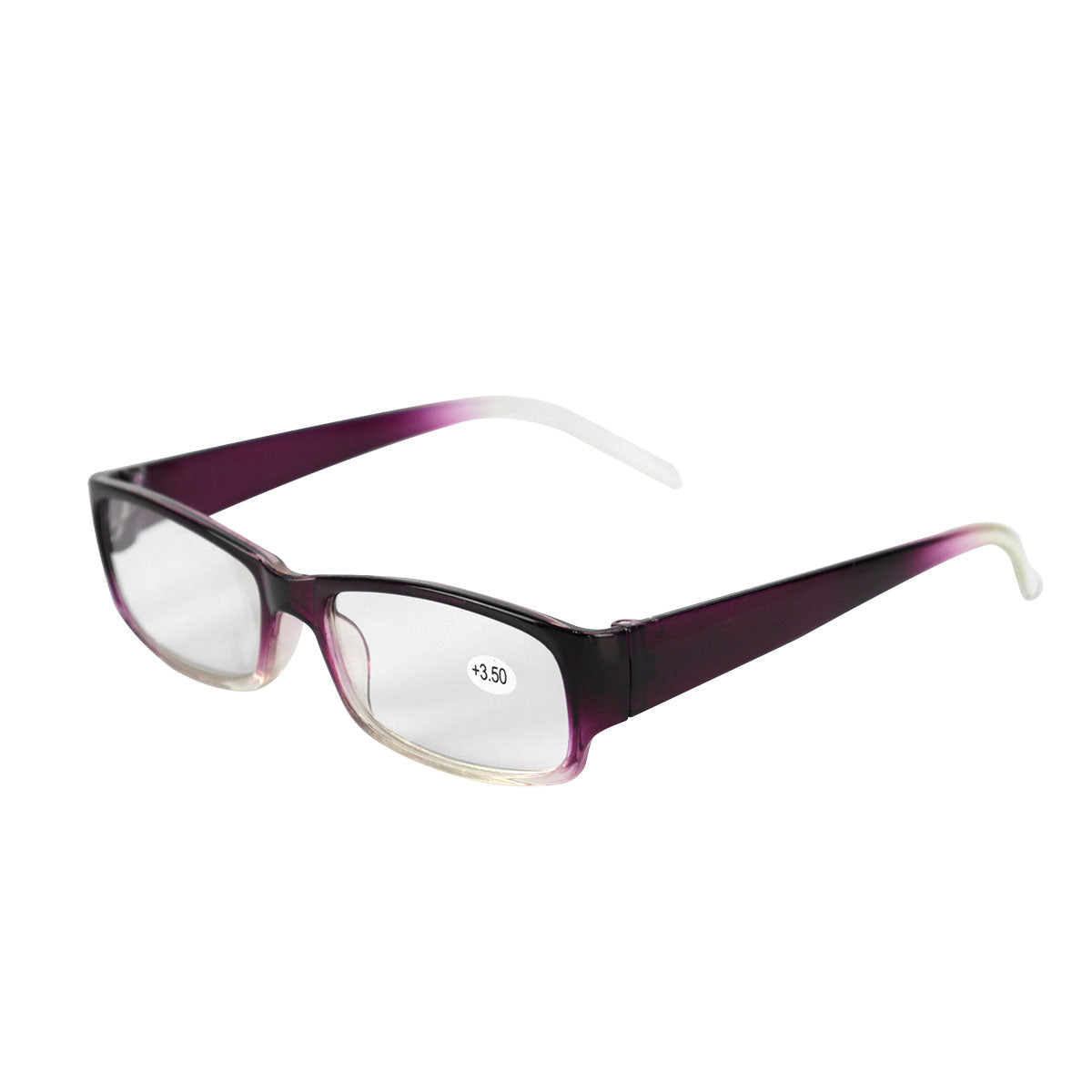 Lentes de Armazón Rectangulares con Graduación de 3.00 Dioptrias, Ideal para Lectura