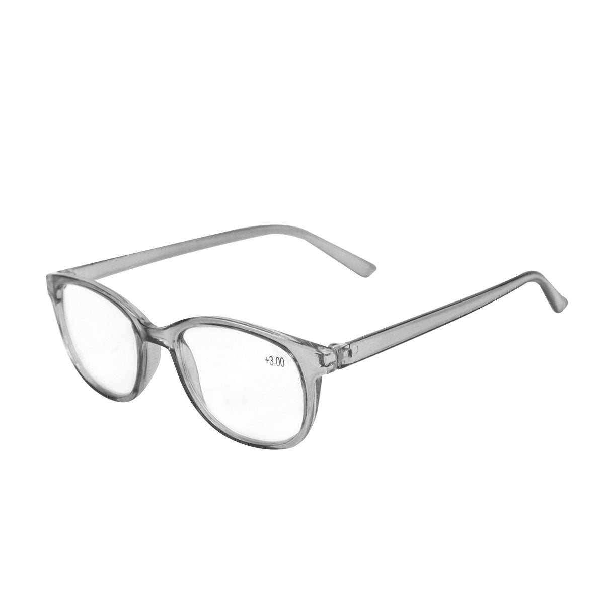Lentes de Armazón Oxford Ovalados con Graduación de 3.00 Dioptrías, Ideal para Lectura