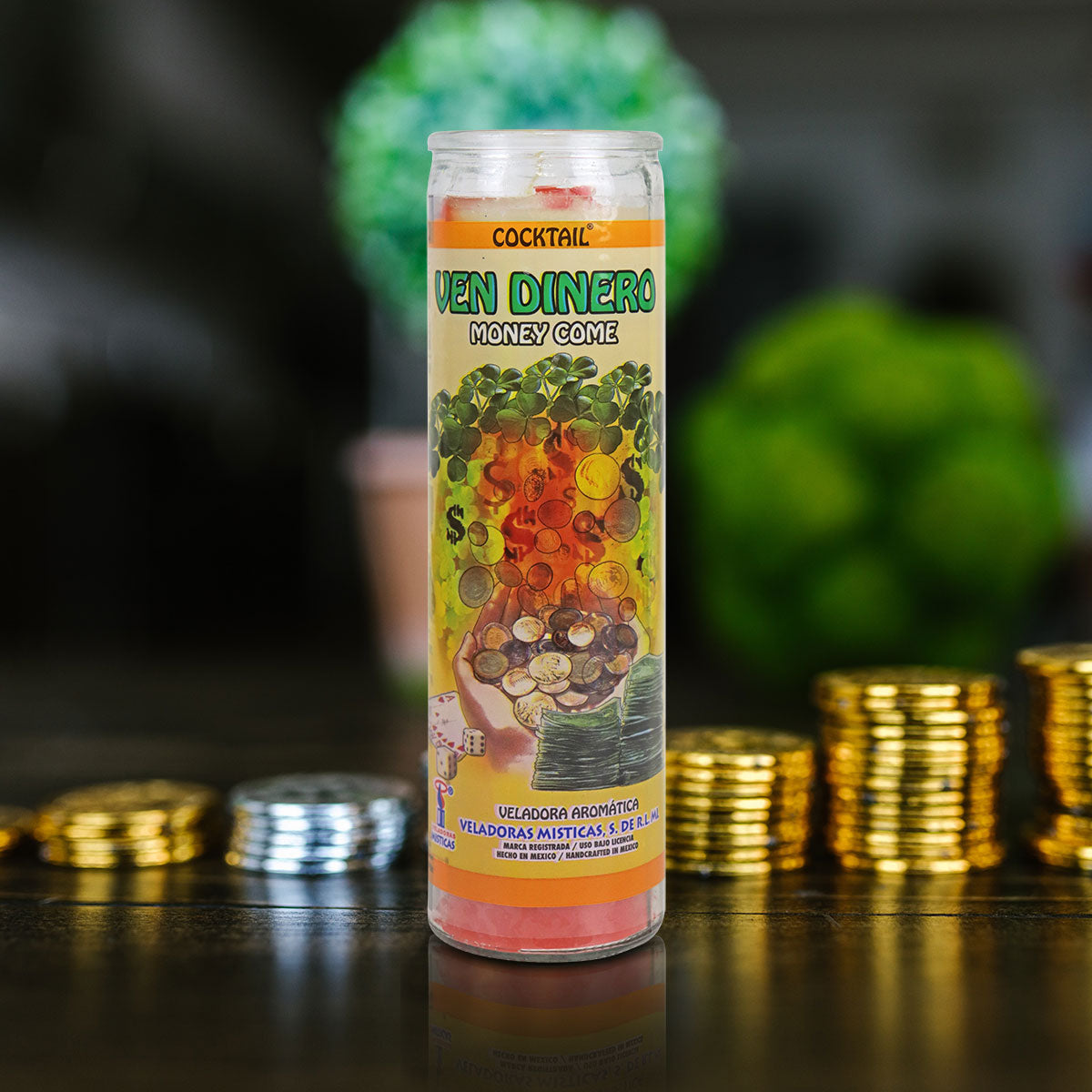 Veladora con Intención "Dinero Ven A Mi"