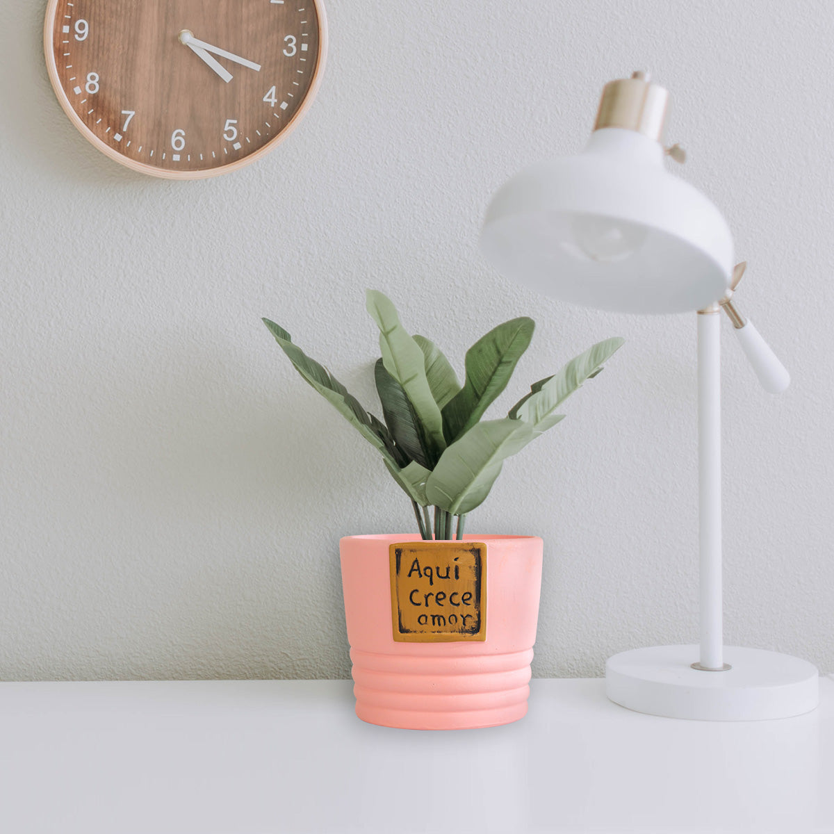 Maceta de Cerámica color Rosa