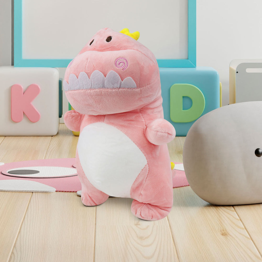 Adorable Dinosaurio de Peluche Suave color Rosa
