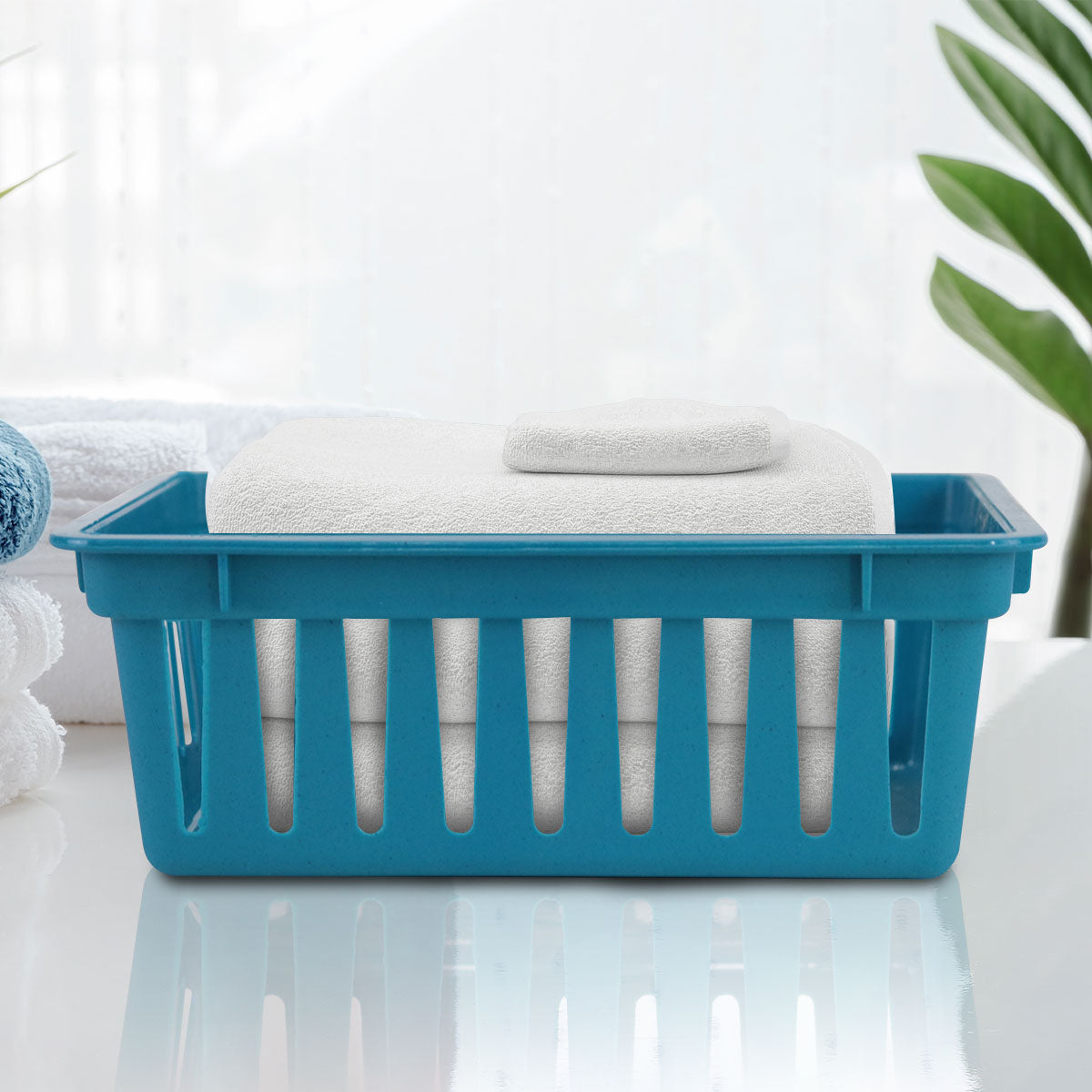 Mini Canasta Cuadrada color Azul Rey