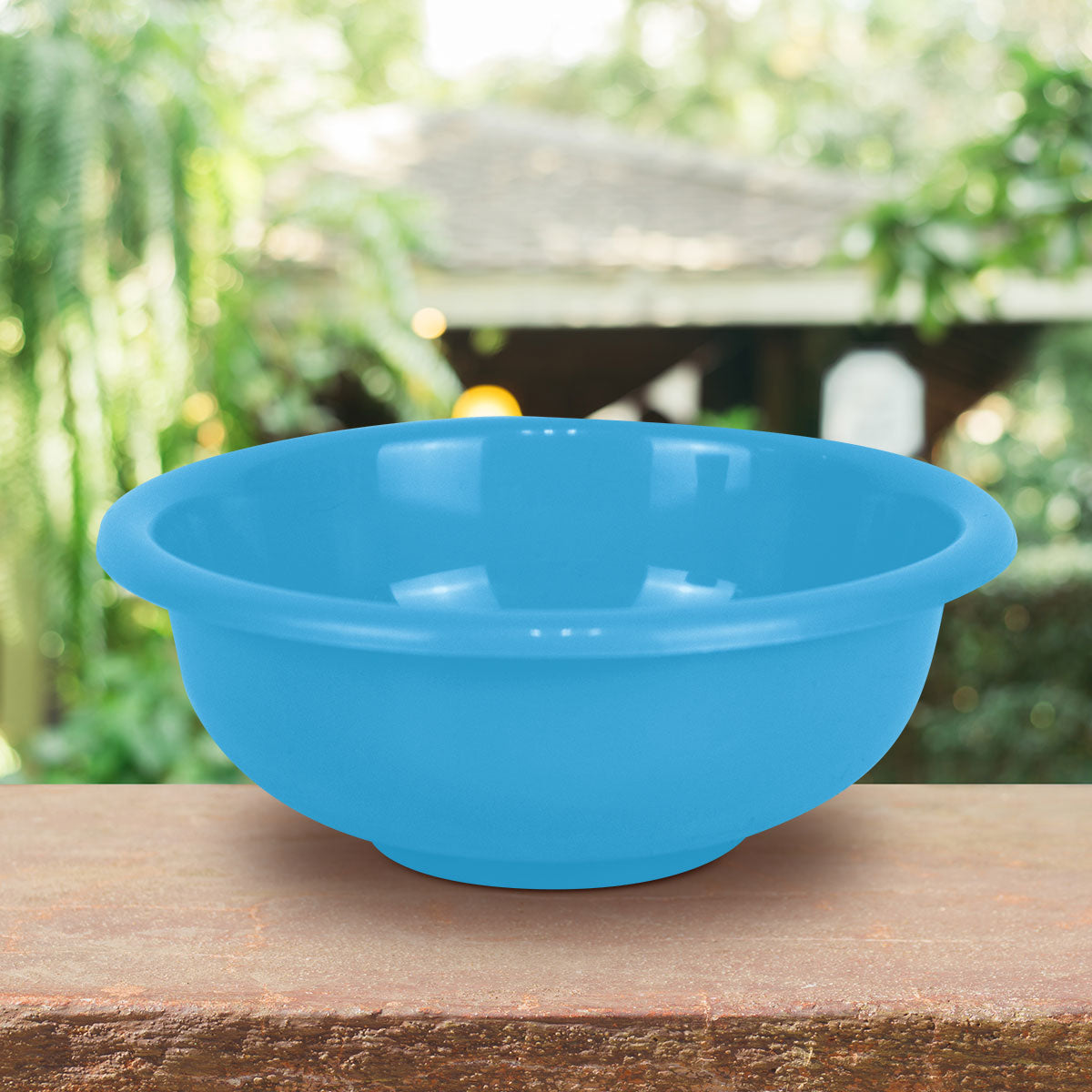 Plato de Plástico Botanero/Bowl Color Azul