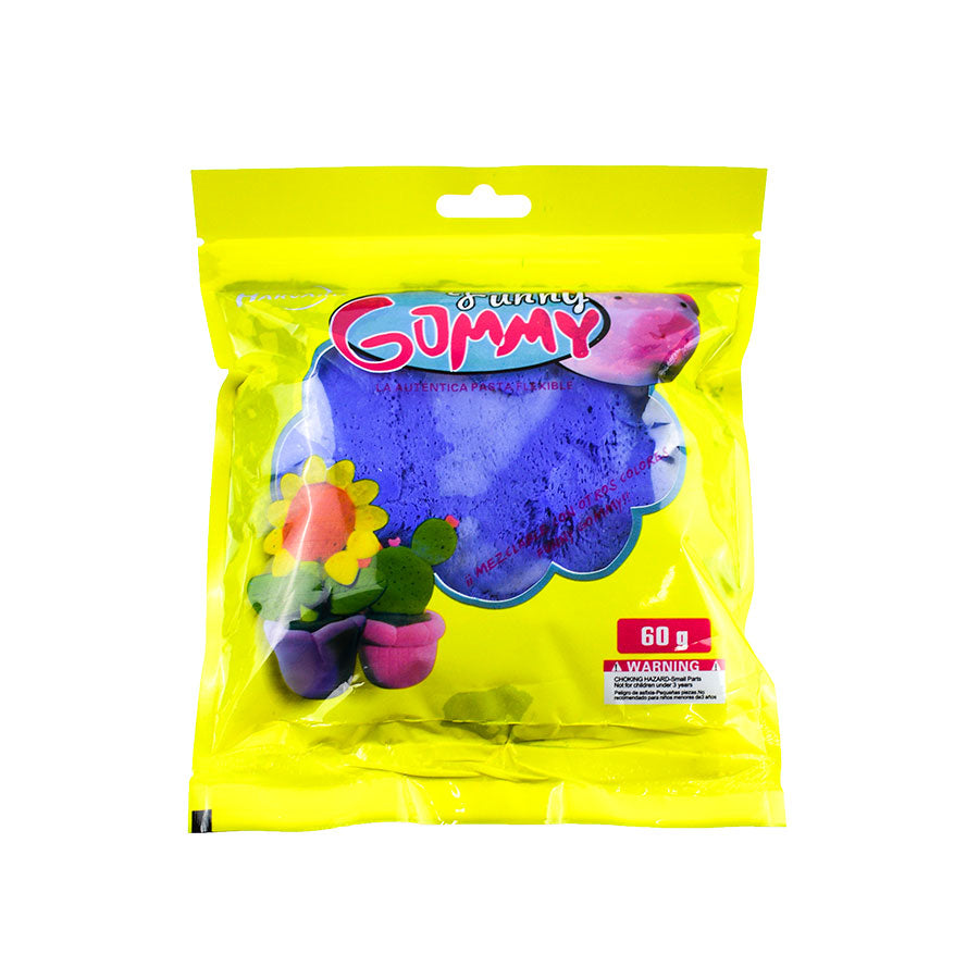 Pasta Flexible Didáctica Gommy Color Morado 60g
