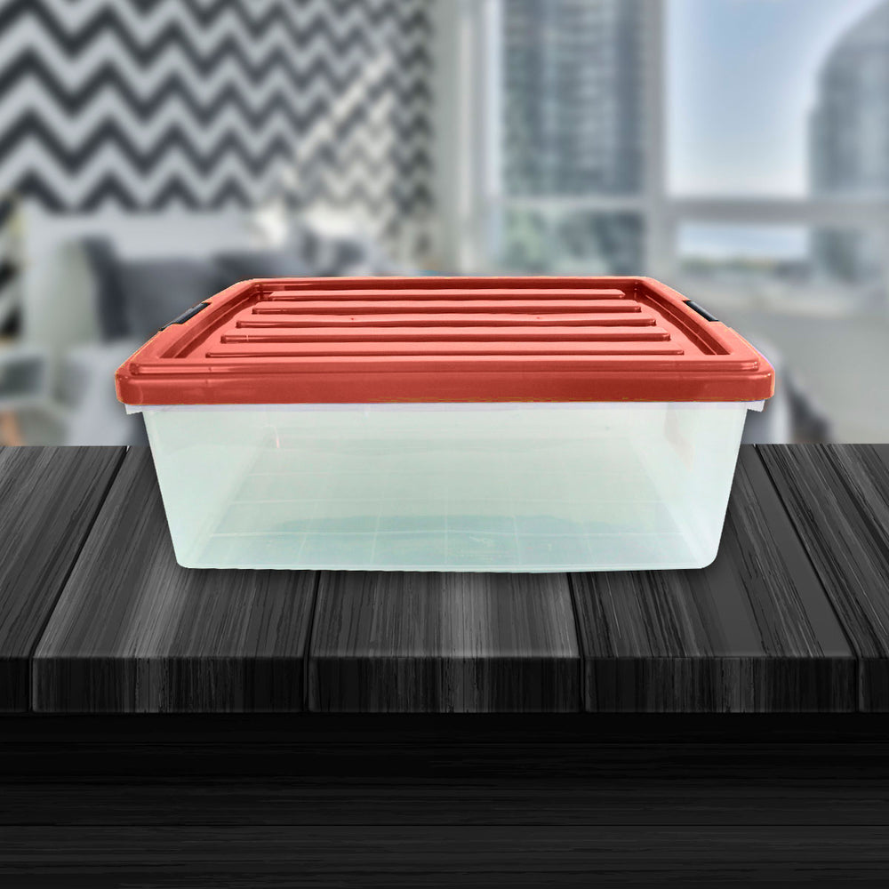 Caja de Almacenamiento Goliat, 32 L, 1 Pieza, Color Naranja