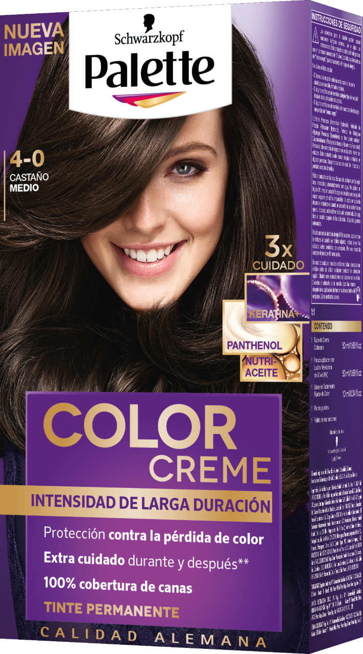 TINTE PALLET CC CASTANO MEDIO 4.0  1PZ (4774040240177)