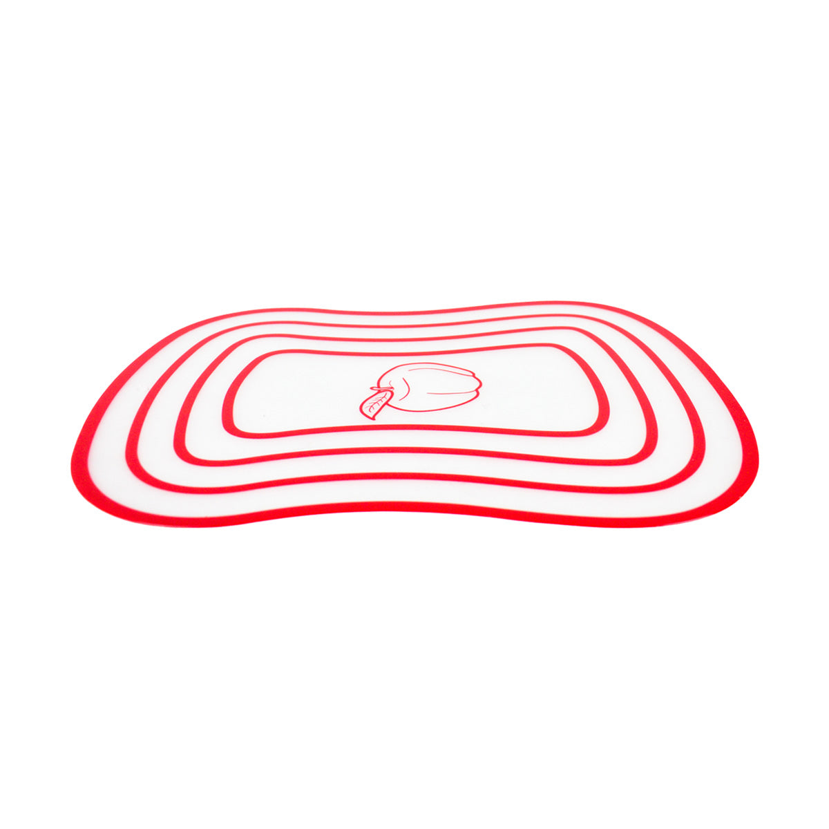 Tabla de Plástico Roja para Picar Inkanto