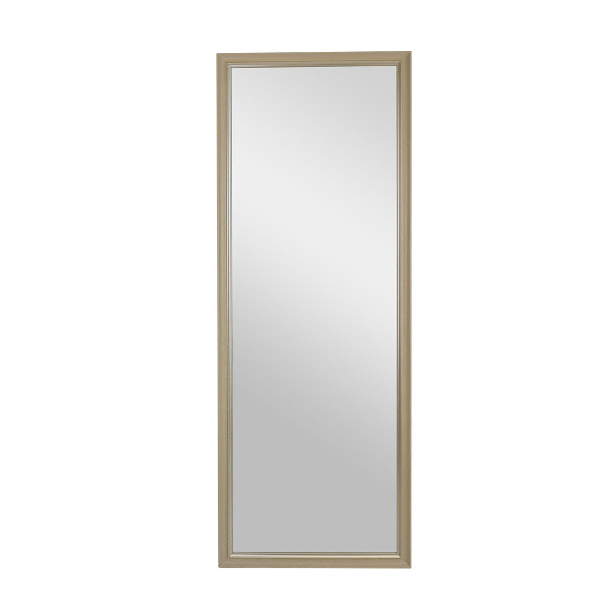 Espejo Cuadrado Color Beige 30 x 90 cm